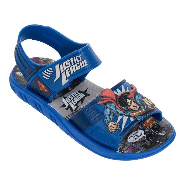 sandalia liga de la justicia superman azul 32 Discount