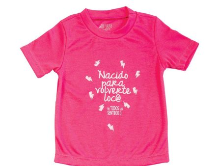 camiseta bebe colores frente estampado talla 0 6 color coral marca mi puppa For Cheap