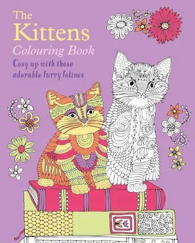 The Kittens Colouring Book Cosy Up With These Adorable Furry Felines on Sale