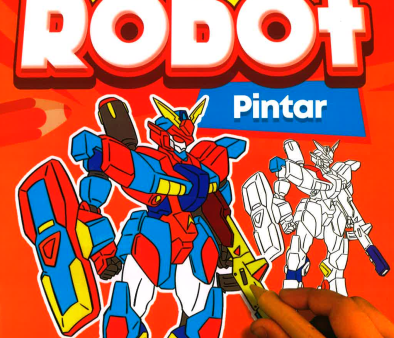 Buku Mewarna Robot - Pintar For Sale