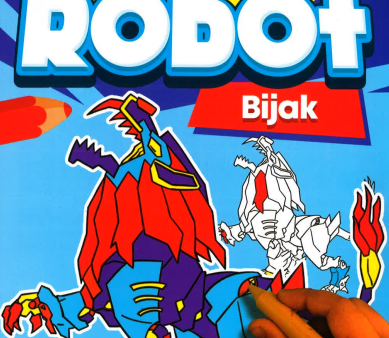 Buku Mewarna Robot - Bijak Online Hot Sale