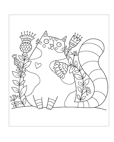 The Kittens Colouring Book Cosy Up With These Adorable Furry Felines on Sale