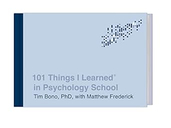 101 Things I Learned® in Psychology School For Discount