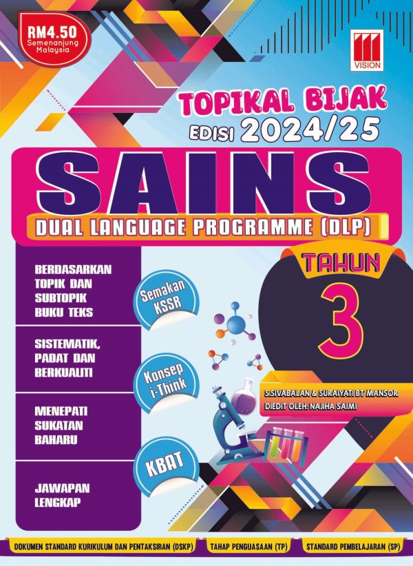 Topikal Bijak Sesi 2024 25 Sains Tahun 3 on Sale