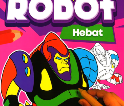 Buku Mewarna Robot - Hebat Hot on Sale