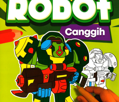 Buku Mewarna Robot - Canggih Cheap