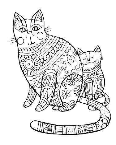 The Kittens Colouring Book Cosy Up With These Adorable Furry Felines on Sale